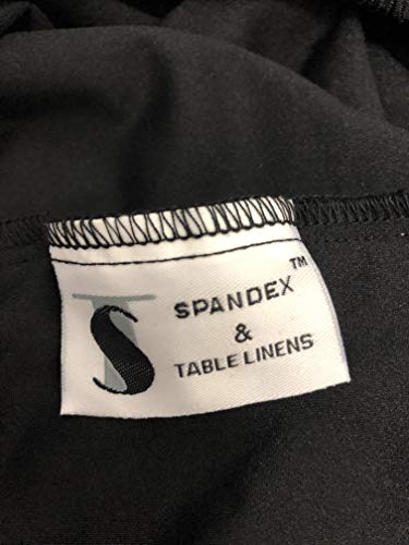 Image of Spandex & Table Linen Slim Jim Stretch Spandex Trash Can Cover, 23 Gallons Black