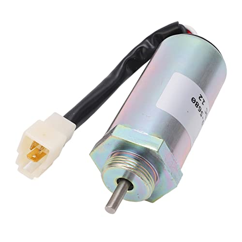 DC12V Excavator Shut Off Solenoid Valve Fuel Stop Flameout Valve 897329?5680