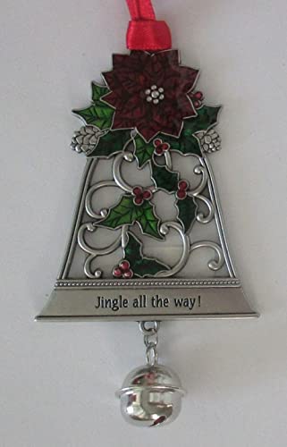 Jingle All The Way Winter Bouquet Bell Ornament Ganz
