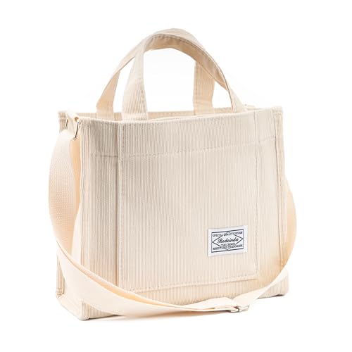 REDSINDA Corduroy Tote Bag Beige