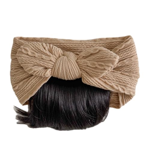 Ubxvamm Newborns Hairpiece Headwear Baby Girls Cosplay Headband with Lovely Bowknot Decor Festive Hair Accessories