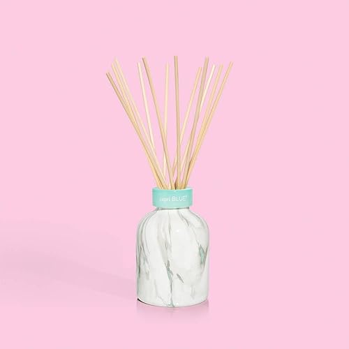 Miniatura 7 de Capri Blue Moderno juego de difusor de varillas de mármol, incluye varillas difusoras de junco, aceite perfumado y botella de vidrio, aromas de lujo