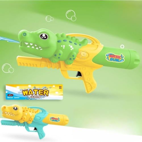 Image of Storio Big Cute Crocodile Holi Pichkari Water Gun Toy for Kids with 25Ft Range |High Pressure Mechanism Ideal Outdoor Toy for Pool & Beach Fun