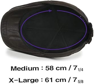 ililily Flat Cap Vintage Cabbie Hat Gatsby Ivy Irish Hunting Newsboy Stretch-fit