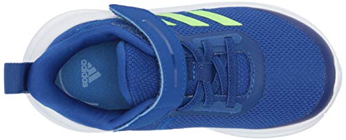 adidas Tênis de corrida unissex infantil Fortarun elástico, Collegiate Royal/verde sinal/branco, 17