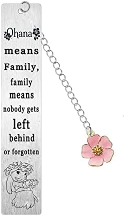 Stitch Bookmark Gifts, Stitch Disney Gifts for Women, Christmas Birthday Gifts for Friend Daughter Son, Stitch Gifts Ohana Means Family