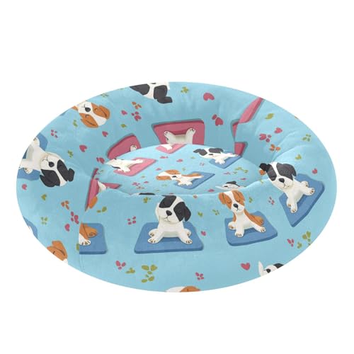 Panier pour chien bleu S contre le stress du chiot - 2