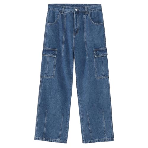 Jean baggy homme Y2K vintage finitions soignées coupe évasée premium