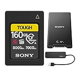 Sony CFexpress Type A 160GB Memory Card MRWG2 CFexpress Type A/SD Memory Card Reader and Knox Gear 4...
