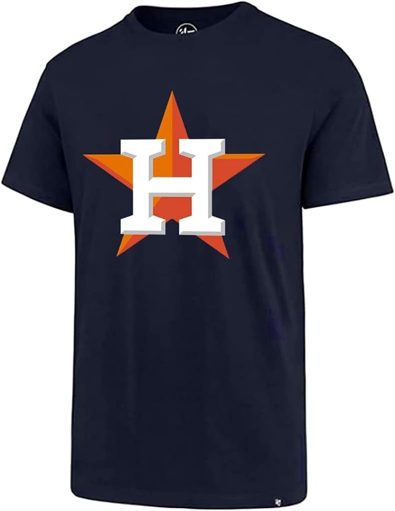 47 Brand MLB Men's Team Color Imprint Primary Logo Short Sleeve Baseball T-Shirt