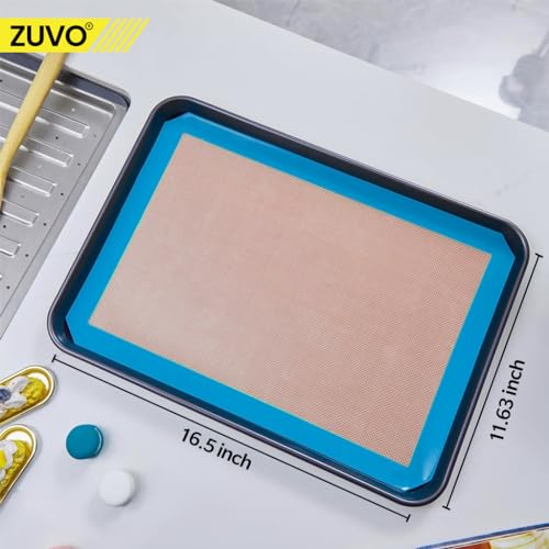 Zuvo Silicone Baking Mat Heavy Duty Liners, Multicolor