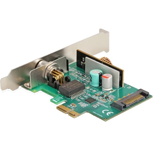 Tarjeta de Delock 90760 PCI Express 2.5GbE PoE+ Full Duplex - vue 3