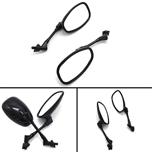 Espejo Retrovisor Lateral de repuesto ABS negro para Yamaha XVS 8