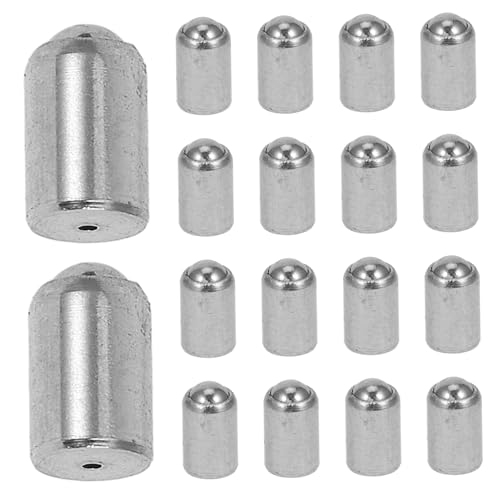 NAMOARLY 20pcs Stainless Steel Ball Plunger Positioning Beads Ball Catch Door Hardware for Closet Doors