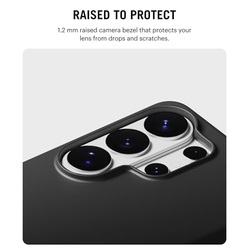 Image of DailyObjects Samsung Galaxy S26 Ultra Stack Classic Magnetic Case Cover|Compatible with Magnetic|Camera & Body Protection|Shock /Scratch Proof|Dual Hybrid Protection | Wireless Charging - Carbon Black