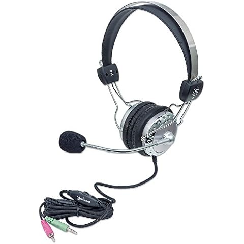 Manhattan Over-Ear Headset with Microphone Cover