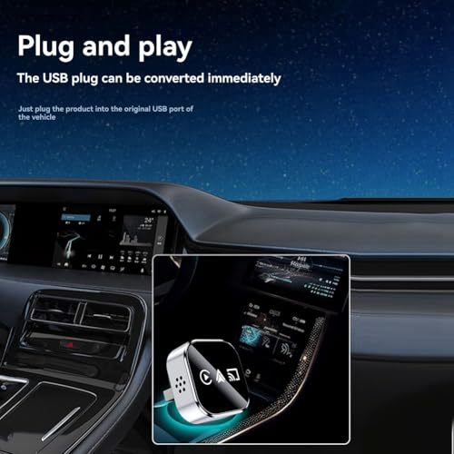 Adaptador CarPlay inalámbrico con Mirror Link USB para Android Auto Plug & Play 7