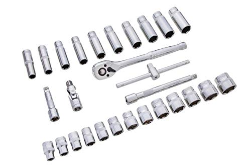 Bluespot 01547 28pce 3/8" Drive Metric Socket Set (8-24mm), Variety pack - Image 3