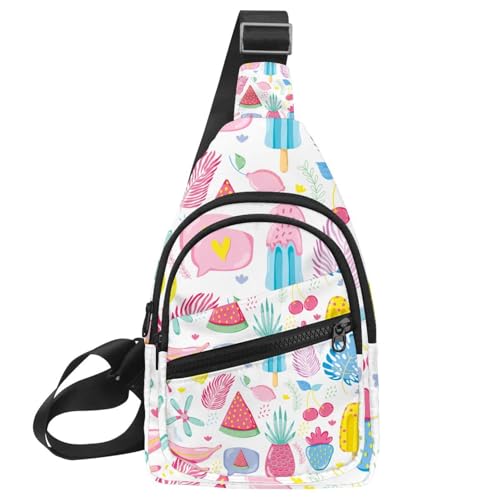 Bolsa cruzada de frutas para senderismo y paseos urbanos con estilo único