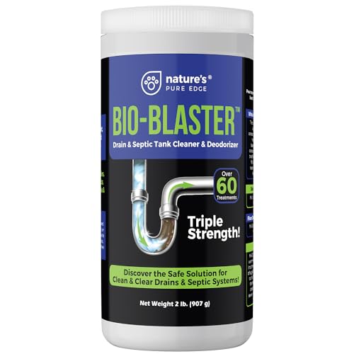 Enzyme Drain and Septic Cleaner and Friendly Bacteria Booster. Extra Large 2 lb....