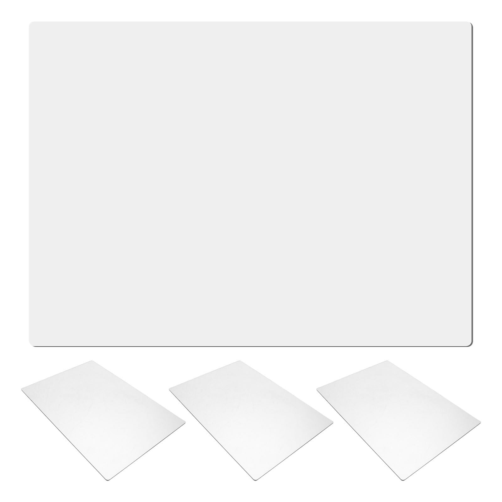 Lot de 4 plaques transparentes en acrylique pour gaufrage,