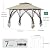 YITAHOME 12x12ft Patio Gazebo Double Roof Pop Up Canopy Outdoor Portable Instant Tent with Netting for Lawn, Garden, Backyard and Deck, Beige