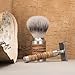 MÜHLE Rocca Stainless Steel Birch Bark Safety Razor