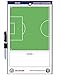 The Coacher Soccer Premium Dry Erase Magnetic Coaching Coach Board Clipboard - Made in The USA - Double-Sided - Training Aids Supplies Equipment Gear (No Magnets), C-4000