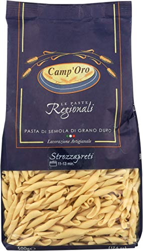 Camp Oro Le Regionali Italian Pasta, Strozzapreti, 17.6 Ounce (Pack of 16)