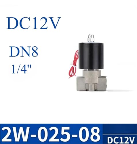 Électrovanne en acier inoxydable 3/8 24VAC structure robuste normalement fermée