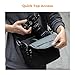 K&F CONCEPT Camera Sling Bag Small Crossbody Camera Case DSLR/SLR/Cute Compact Shoulder Photography Bags for Photographers