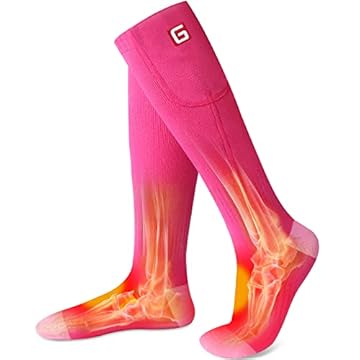 ladies battery heated socks