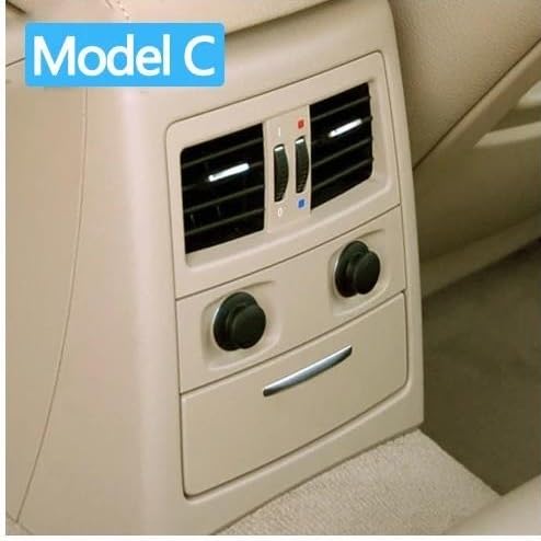 Grille d'aération arrière de climatisation pour BMW Série 3 E90 E91 cache-cendrier beige - 2