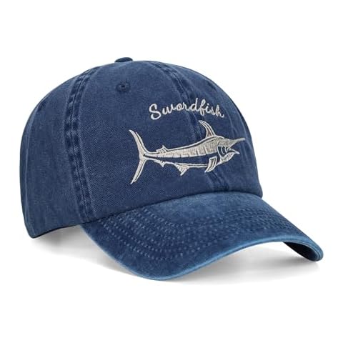 Embroidered Vintage Cotton Fishing Cap Cover