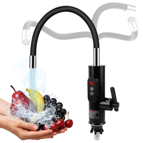 Elektrischer Wasserhahn mit Durchlauferhitzer, 220V 3300W...