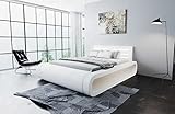 Designerbett Sorano Bettgestell ohne Lattenrost und Matratze mit LED Licht Bett verfügbar in...