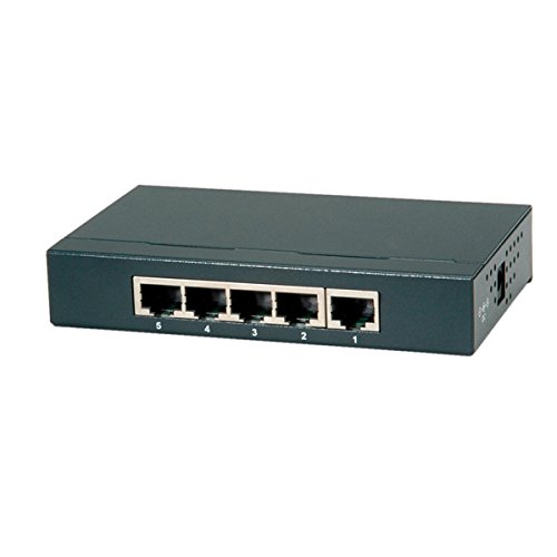Preisvergleich Produktbild ROLINE 21131190 PoE Fast Ethernet Switch 5 Port (1x PoE)