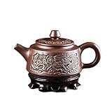 Photo Gallery set con teiera set da tè kung fu 2024 yixing teiera in argilla viola filtrata originale miniera, in bronzo antico fatto a mano puro, in ceramica set da tè portatile(type-b) Photo Gallery set con teiera set da tè kung fu 2024 yixing teiera in argilla viola filtrata originale miniera, in bronzo antico fatto a mano puro, in ceramica set da tè portatile(type-b)