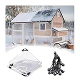 Résistante aux intempéries et aux déchirures : Notre bâche transparente avec œillets offre une étanchéité supérieure, protégeant efficacement de la pluie. Une exposition prolongée au soleil ne dégrade pas la bâche. De plus, elle est résistante aux déchirures, résistant aux vents forts et aux objets pointus. Cette bâche imperméable pour l'extérieur offre une protection fiable par tous les temps.