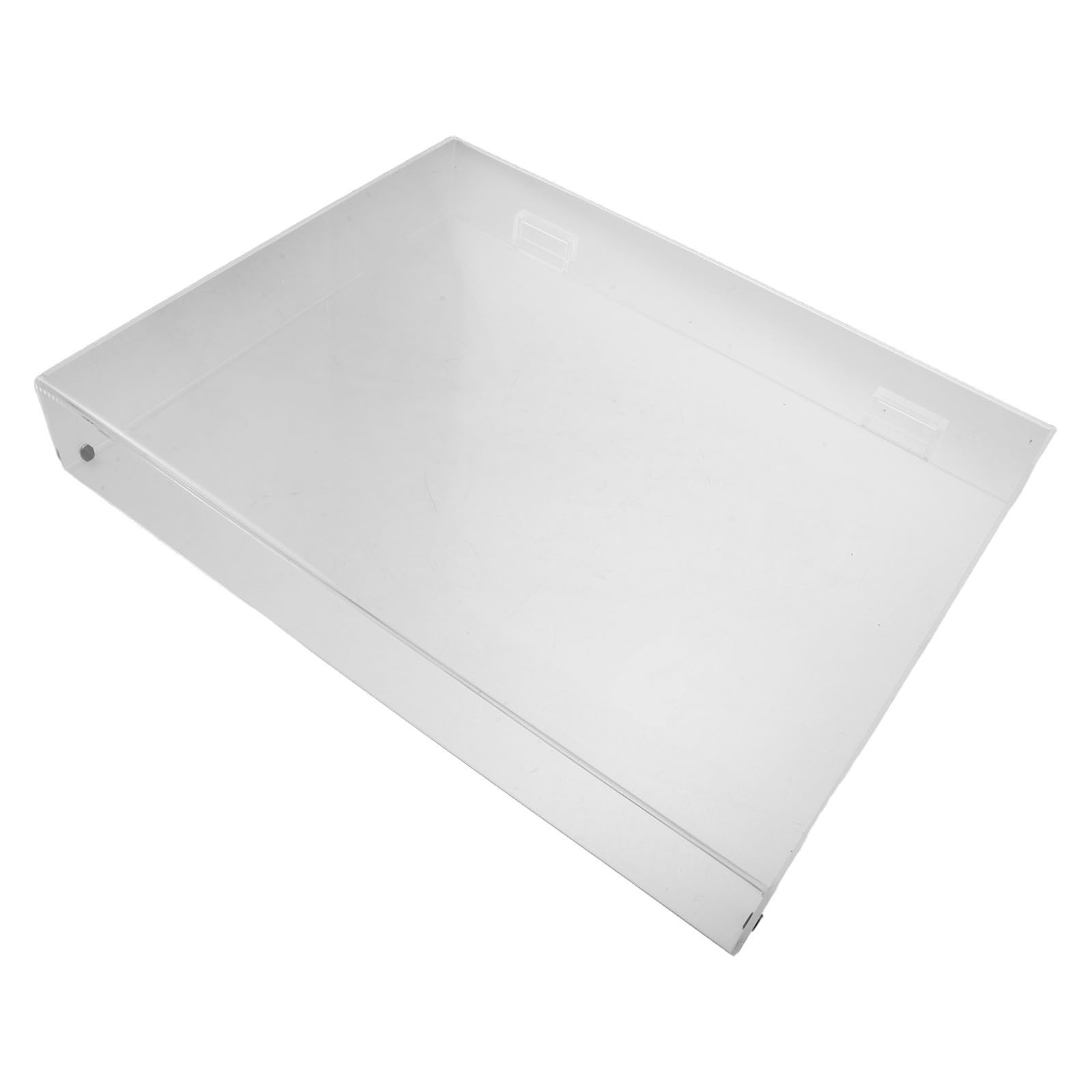 STOBAZA Copertura Antipolvere in Acrilico Trasparente e Vinile, Quadrata, Rimovibile, Stile Minimalista per Protezione