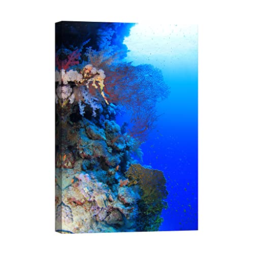 Tableau canvas nature luminescent 80x120cm pour déco de salon moderne