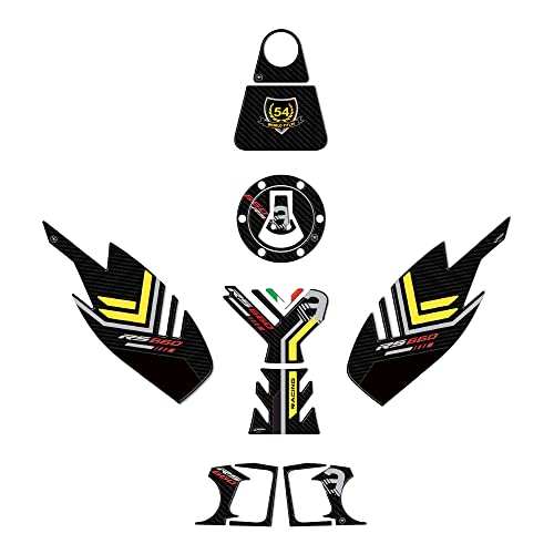 labelbike - Komplettes Set mit 3D GelHarz Aufklebern Dekorationen und Schutz für das Motorrad kompatibel mit Aprilia RS 660 2020-2025