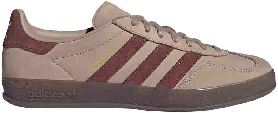 adidas Mens Gazelle Indoor Lace Up Sneakers Shoes Casual - Brown