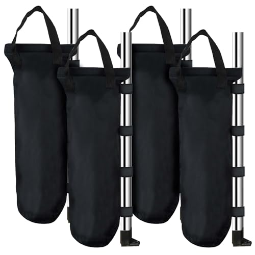 Feibmir Pavillon Sandsäcke 4er Set,Verwenden Sie Diese Sandsack zum Beschweren von Schirmständern und Pavillons im Freien.