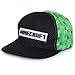Produktbild Minecraft Hut Für Kinder Cap Jungen | Mit Logo, Schwarz Und Pixelig Grün Grid | Zubehör, Das Den Besten Mutze Jungen Bietet | Ab 3 Jahren