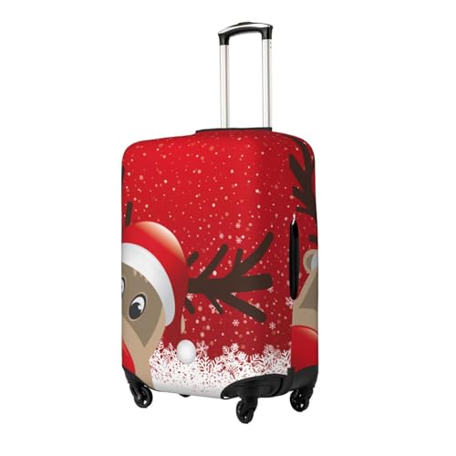 Christmas Print Luggage Suitcase Covers Elastic Washable Luggage Protector Luggage Covers For Suitcase2