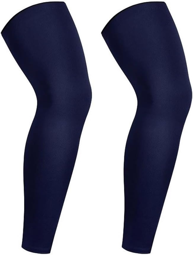 Calf Support Brace Breathable and Warm Cycling Knee and Leg Guards(Color 4,Large)