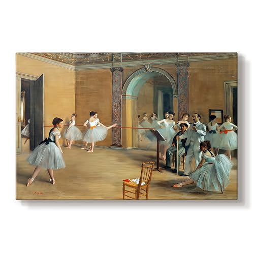 Edgar Degas | The Dance Foyer at the Opera | Canvas Wall Art | LT628