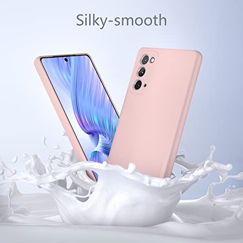 Coque Samsung Note 20 évitez les rayures avec le silicone rose - 4