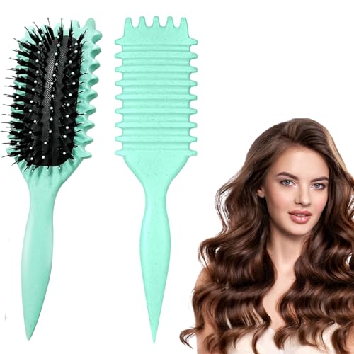 Lockenbürste Curly Hair Brush Curl Define Stylingbürste Ideal für Locken & Volumen Styling